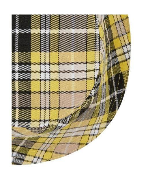Burberry White Vintage-Check Reversible Bucket Hat for men