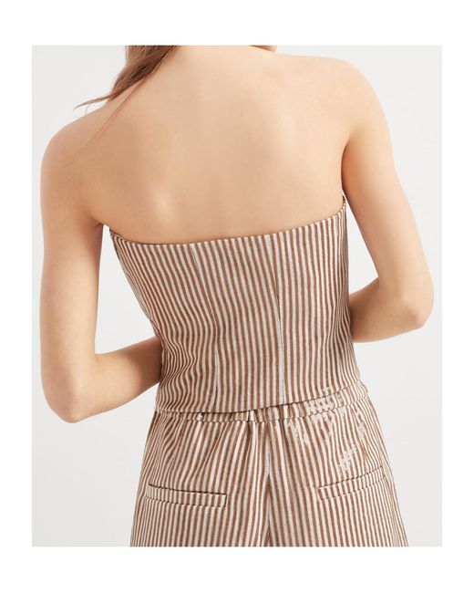 Brunello Cucinelli Pink Sequinned Top