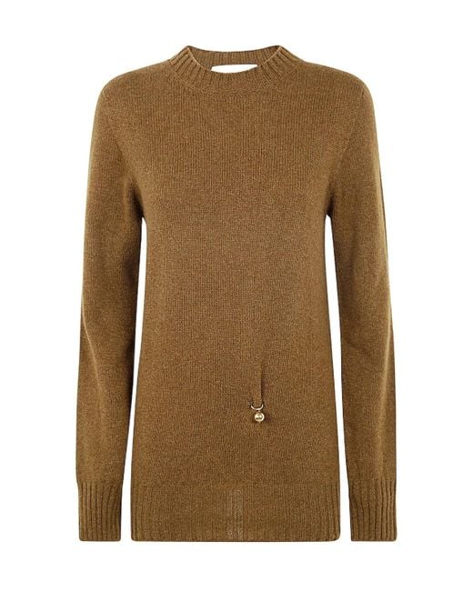 Philosophy Di Lorenzo Serafini Brown Long-Sleeved Sweater