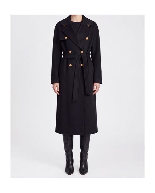 Alberta Ferretti Black Long-Sleeved Coat