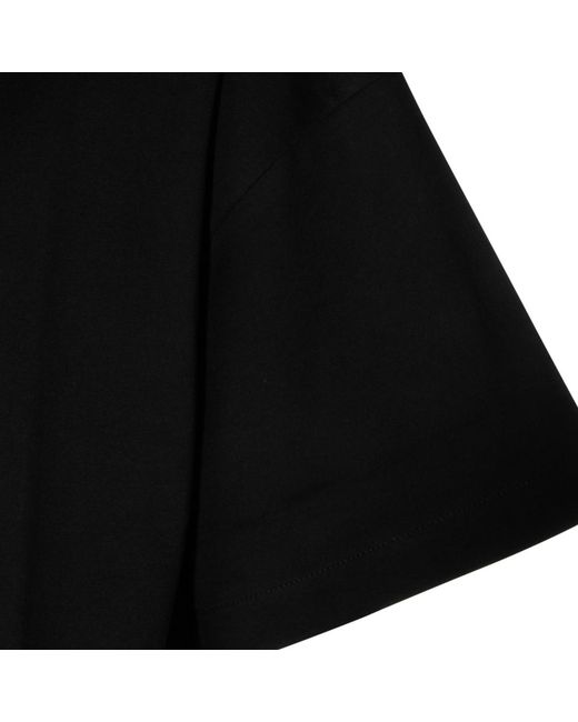 Jil Sander Black Logo Print T-Shirt for men
