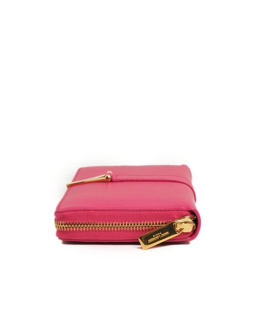 Saint Laurent Pink Zip Wallet