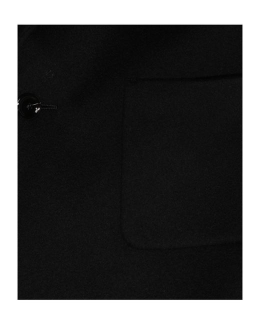 Lardini Black Patch-Pocket Cashmere Jacket for men
