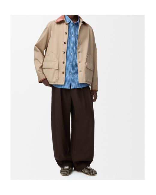 Loewe Natural Long-Sleeved Casual Jacket for men