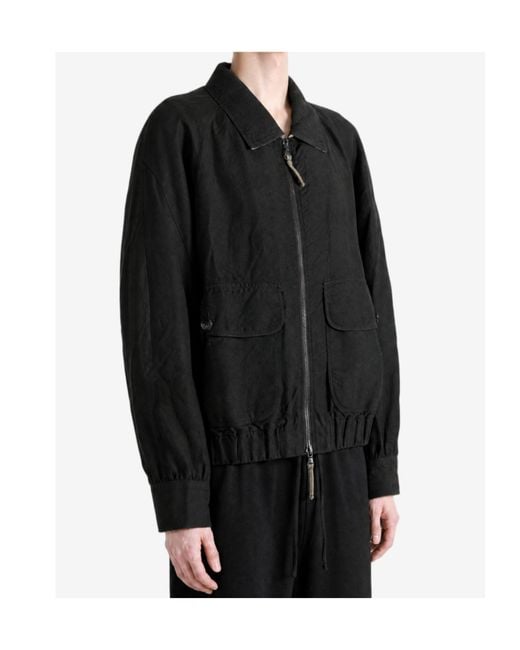 Ziggy Chen Black Casual Shirt-Style Jacket for men