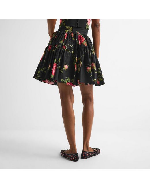 Dolce & Gabbana Multicolor Floral Midi Skirt