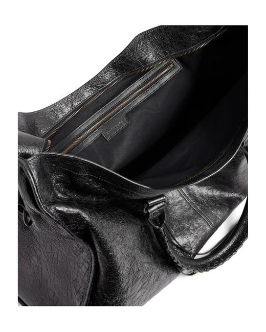 Balenciaga Black Le City Zipped Travel Bag for men