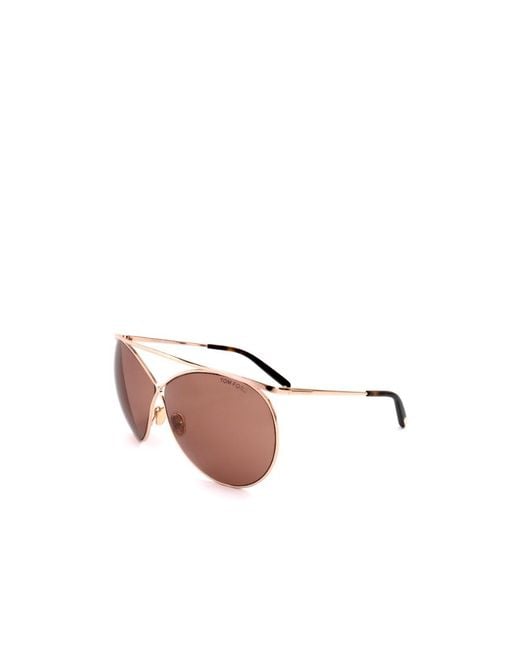 Tom Ford Pink Logo Sunglasses