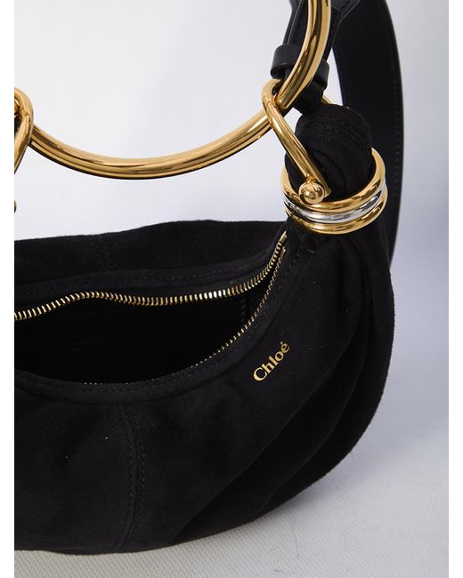 Chloé Black Chloé Mini Bracelet Hobo Bag