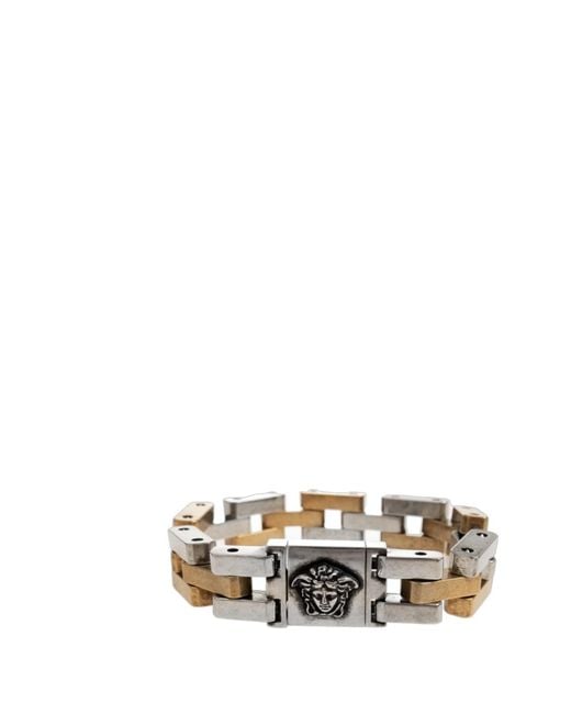 Versace Metallic Medusa Link Bracelet for men