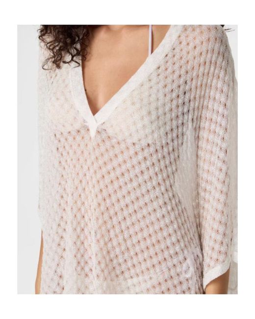 Missoni White Short Caftan Cover-Up