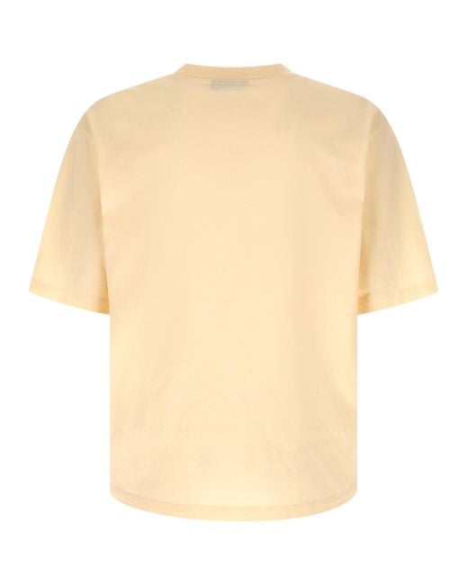 DSquared² White Logo Printed Crewneck T-Shirt for men
