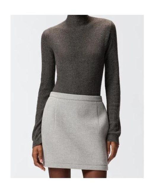 Pinko Black Slim-Fit High-Neck Sweater