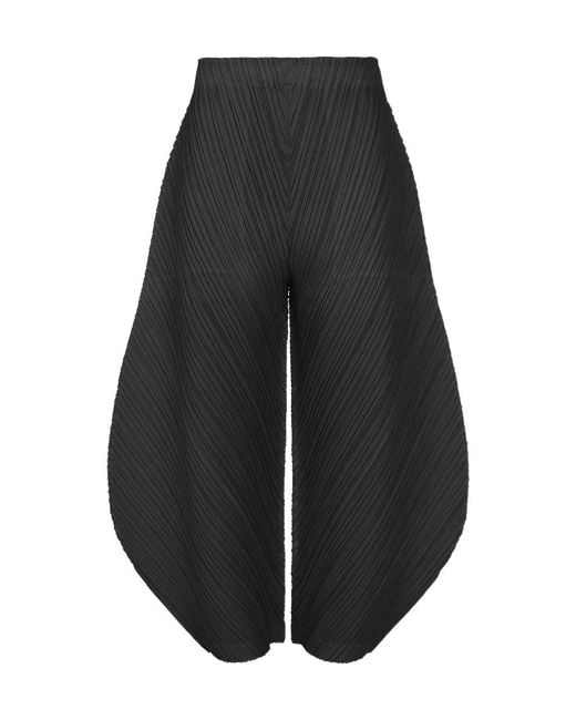 Pleats Please Issey Miyake Blue Thicker Bottoms 1 Trousers