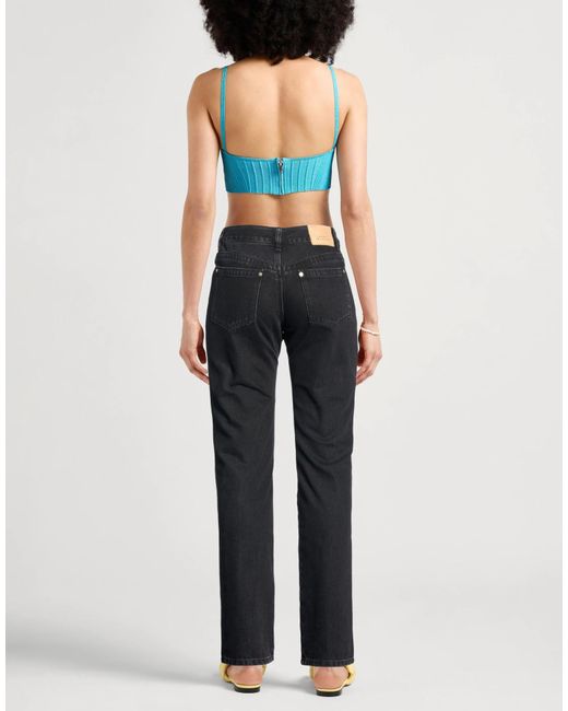 Isabel Marant Black Denim Trousers