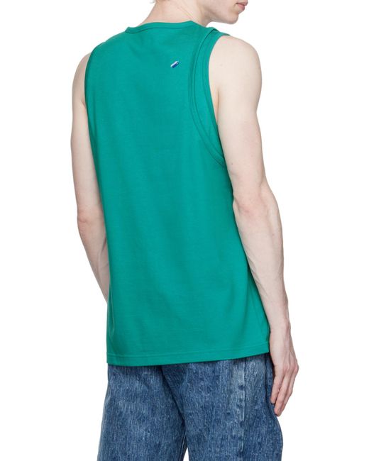 Adererror Green Pattern Identification Vest for men