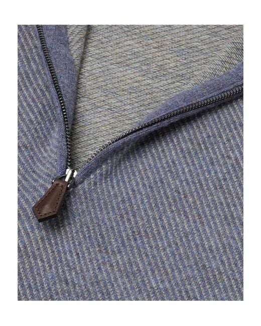 Loro Piana Gray Roadster Sweater for men