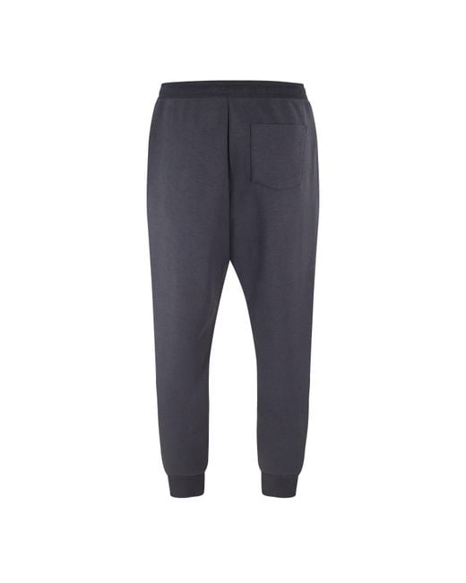 Boss Blue Closed Hem Woven Tracksuit Joggers for men