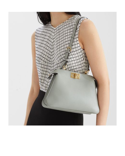 Fendi Multicolor Peekaboo Soft Small Shoulder Bag