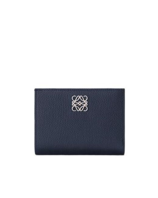 Loewe Blue Anagram Mini Wallet
