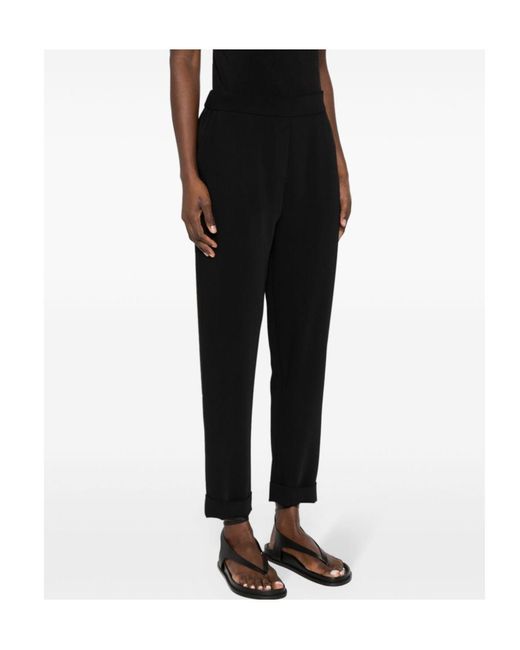 P.A.R.O.S.H. Black P.A.R.O..H. Slim Fit High Waisted Pants