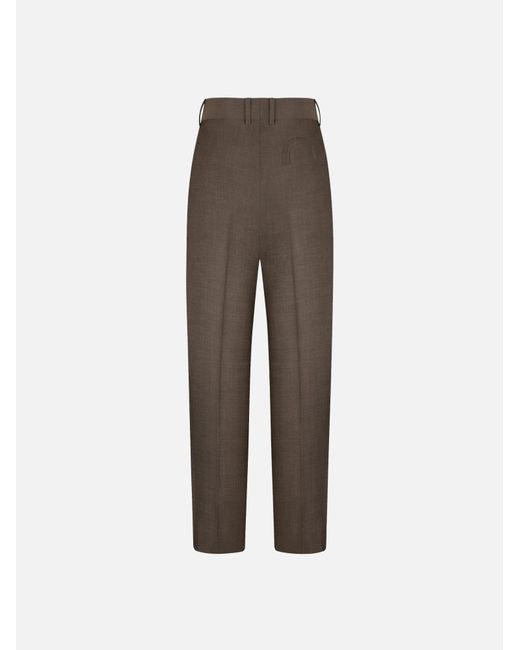 Blazé Milano Brown Straight-Leg Trousers