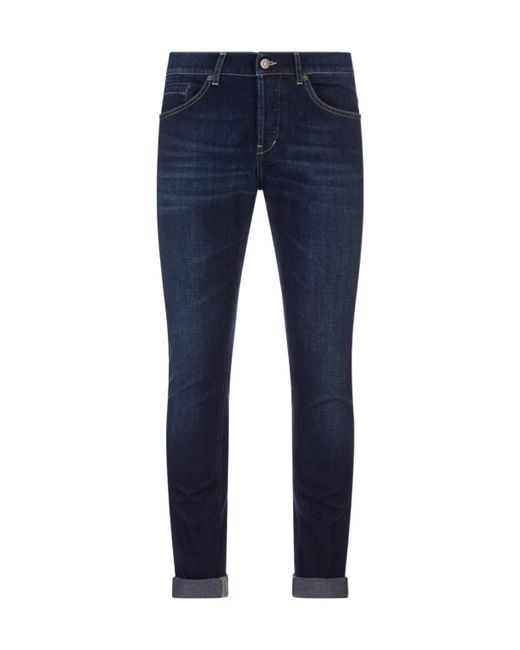 Dondup Blue Slim Fit Jeans for men
