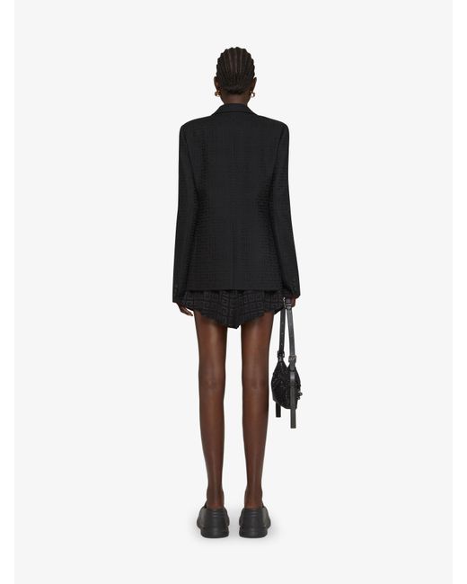 Givenchy Black 4G Jacquard Shorts