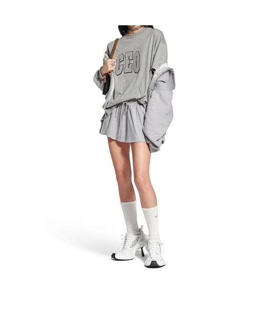 ＊BALENCIAGA＊ CEO Team Logo Boxy Tシャツ 関税送料込み Ceo Team Logo Boxy T-shirt in Heather Grey | Balenciaga US