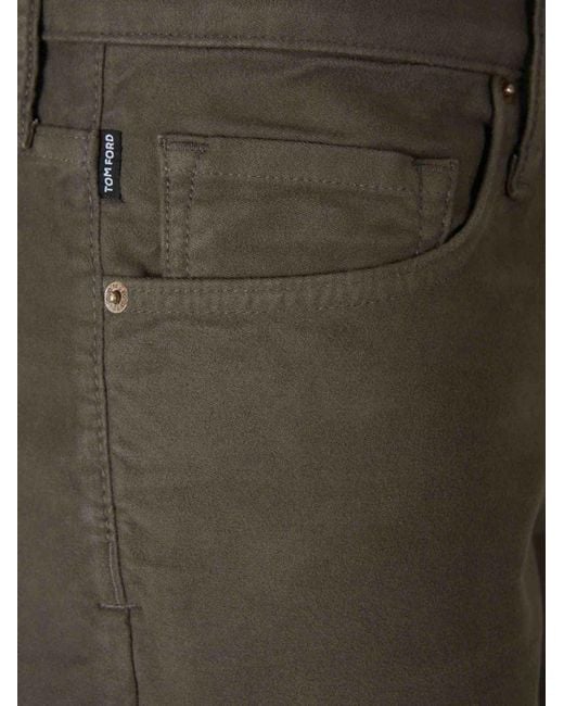 Tom Ford Gray Slim Fit Jeans for men
