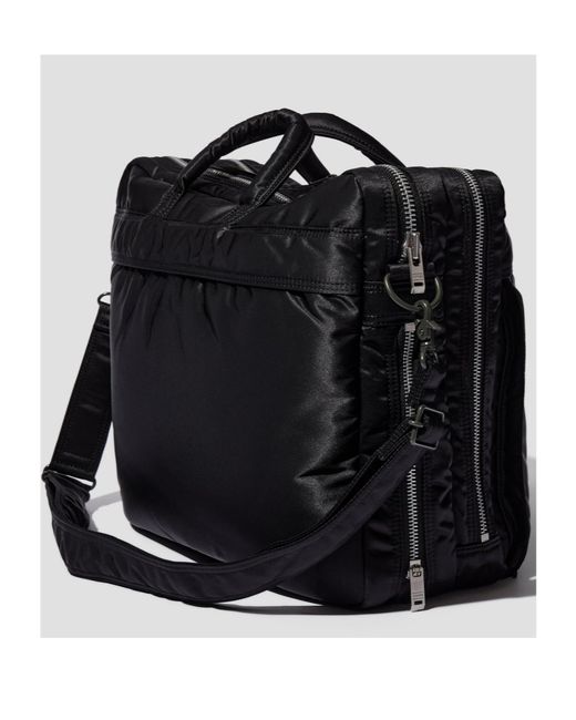 Porter-Yoshida and Co Black Tanker 2-Way Zipper Briefcase for men