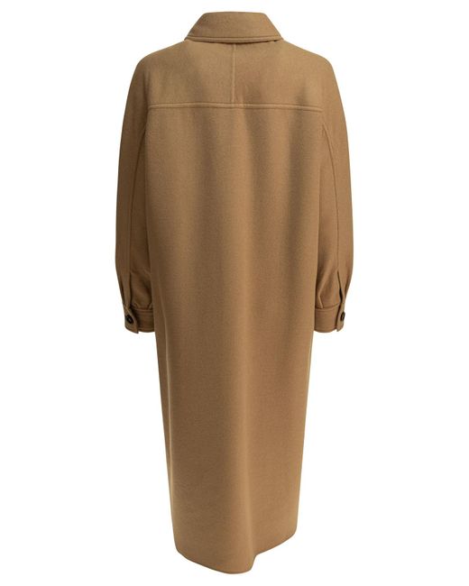 Max Mara Natural Single Breasted Coat