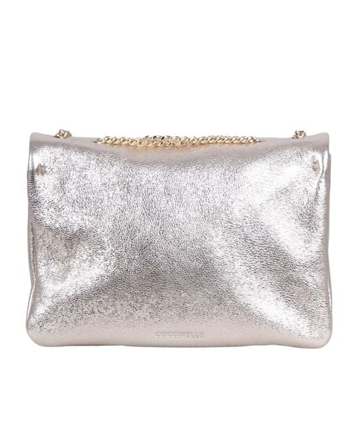 Coccinelle Gray Dulse Mini Shoulder Bag