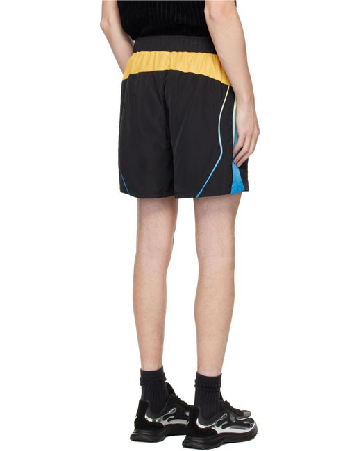 Casablanca Gray Football Windbreaker Shorts for men