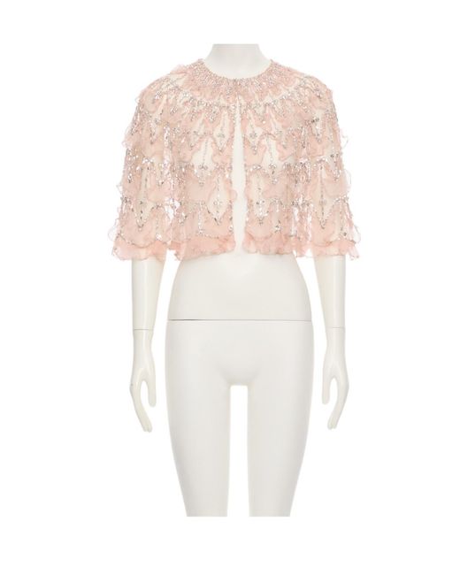 Valentino White Crew Neck Jacket
