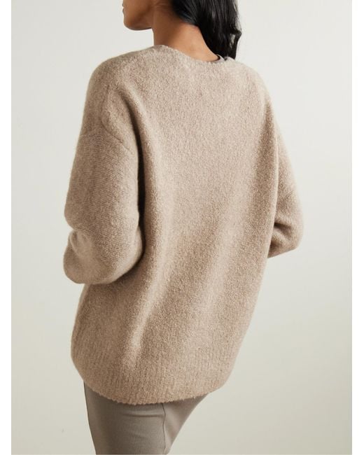 arch4 Natural Crew Neck Long Sleeve Sweater