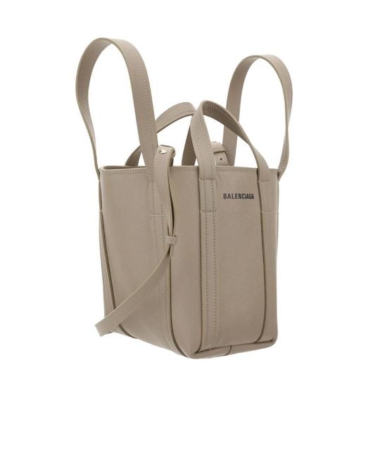 Balenciaga Gray Logo Shoulder Bag