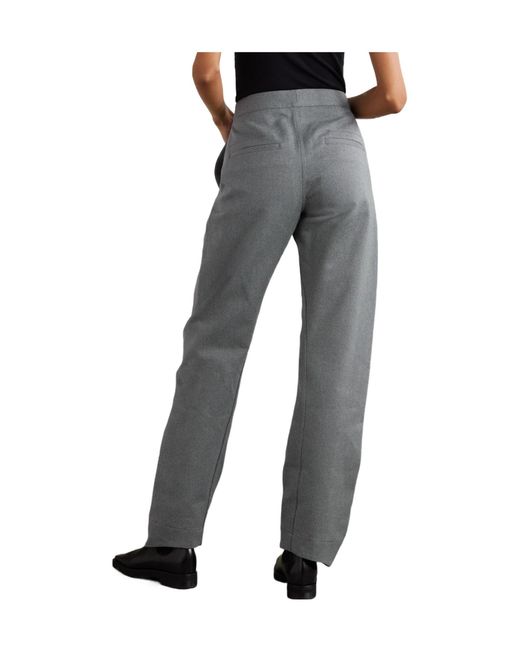 Jil Sander Gray Button-Up Casual Pants