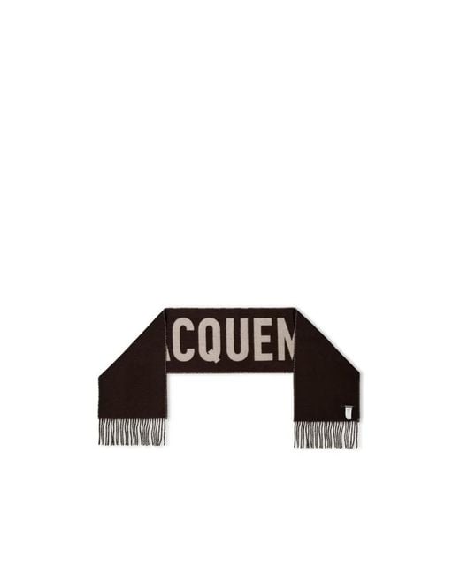 Jacquemus White Tassel Scarf
