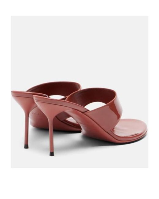 Paris Texas Pink Lidia Patent Leather Thong Sandals