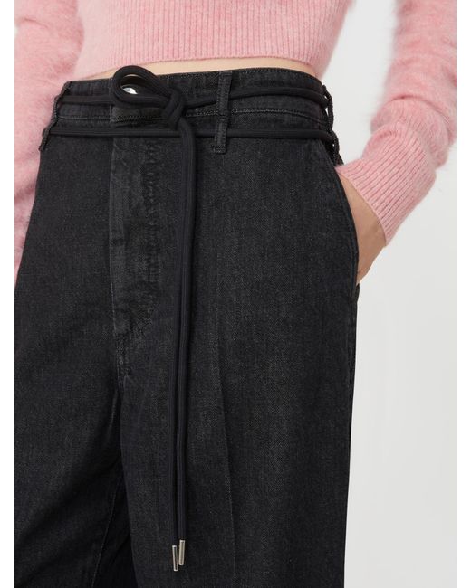 Sportmax Black Capsula Pleated Jeans