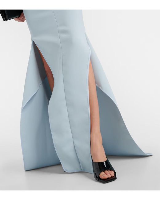 Maticevski Blue Notorious Crepe Corset Gown