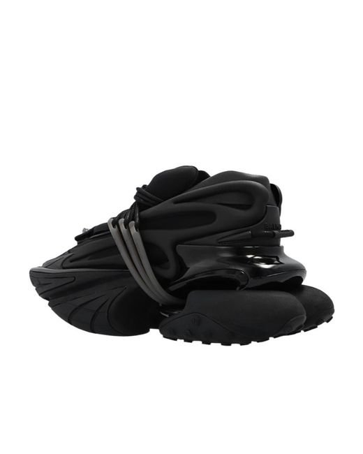 Balmain Black Unicorn Low-Top Sneakers for men