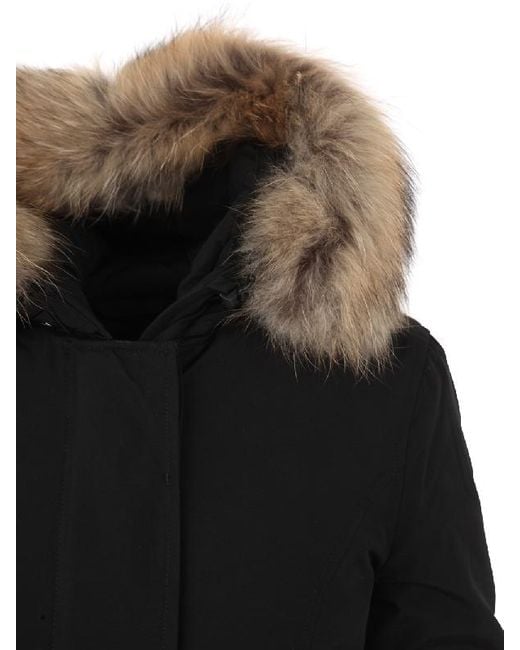 Woolrich Black Arctic Hooded Parka