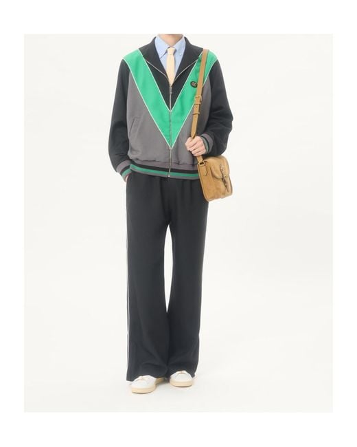 Valentino Black Vlogo Signature Wide Leg Pants for men