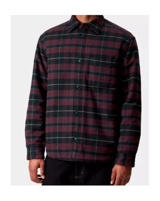 Carhartt Purple Gargan Shirt Jacket for men