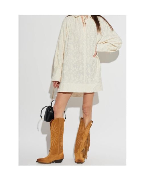Golden Goose Deluxe Brand Brown Wish Star Heeled Boots