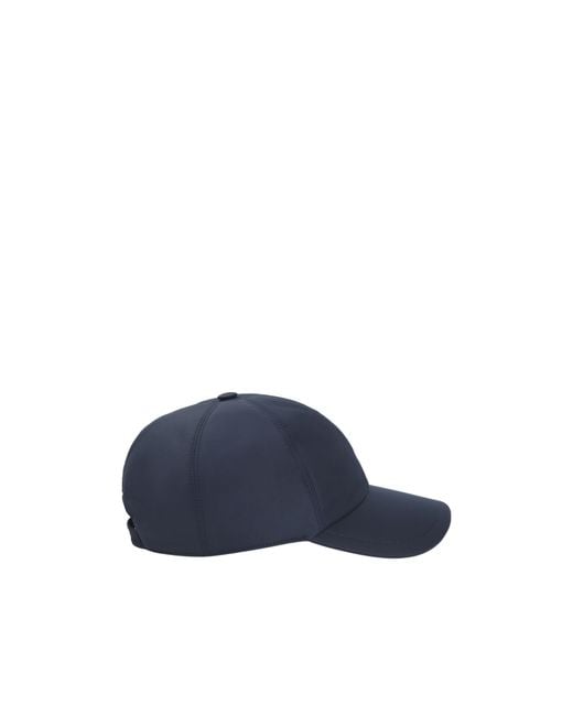 Kiton Blue Logo Baseball Cap for men