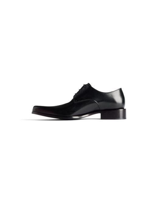 Balenciaga Black Concorde Derby Shoes for men