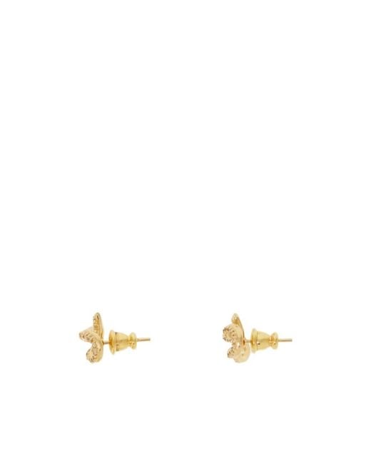 Ferragamo Natural Vara Bow Earrings